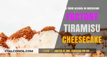 Does Cheesecake Factory's Tiramisu Cheesecake Contain Alcohol?