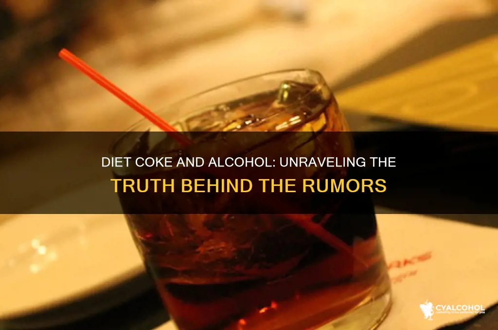 is there alcohol in diet coke
