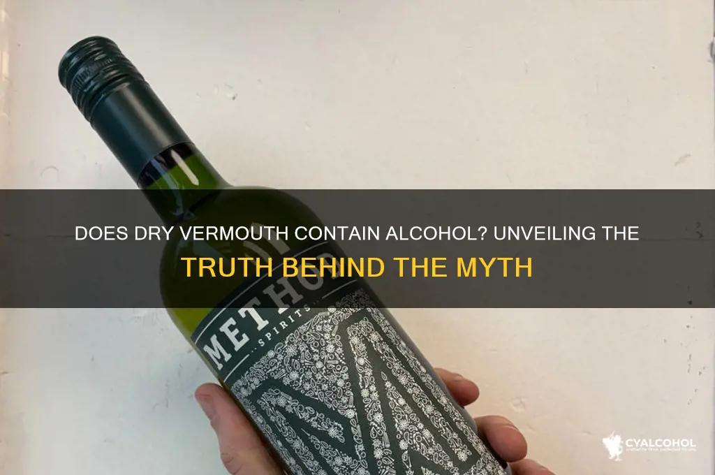 is there alcohol in dry vermouth