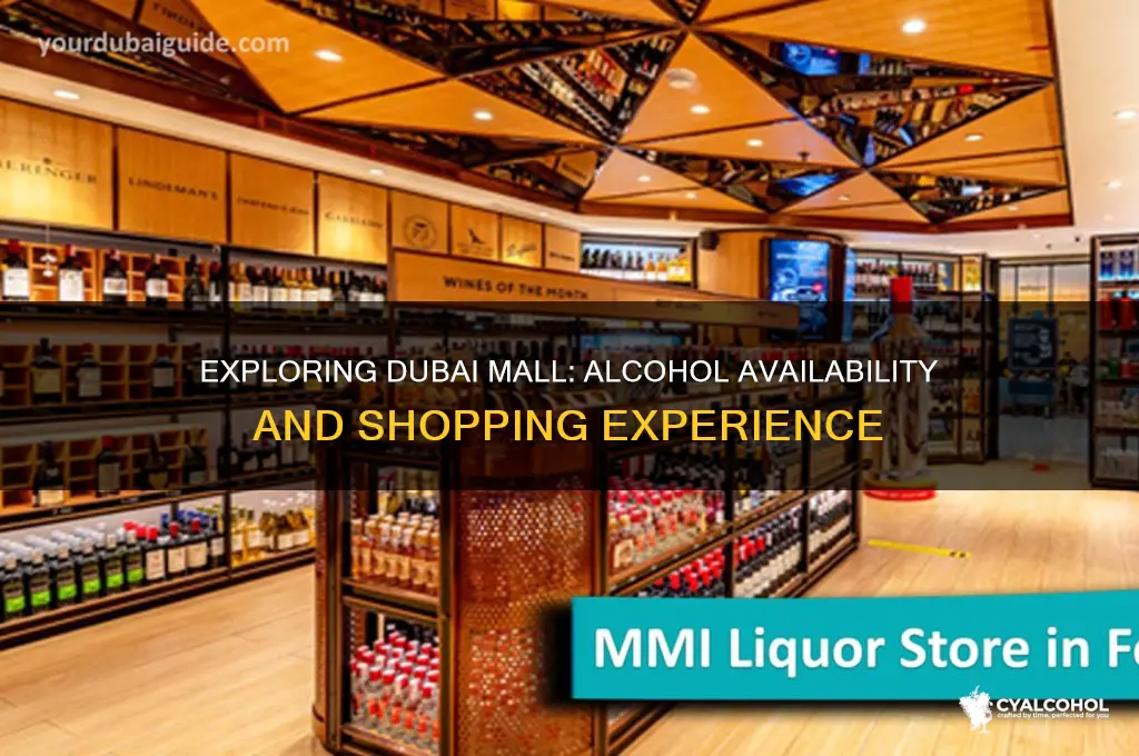 is there alcohol in dubai mall