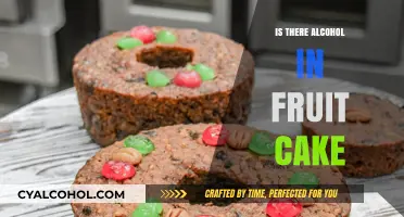 Fruit Cake and Alcohol: Uncovering the Truth Behind the Tradition