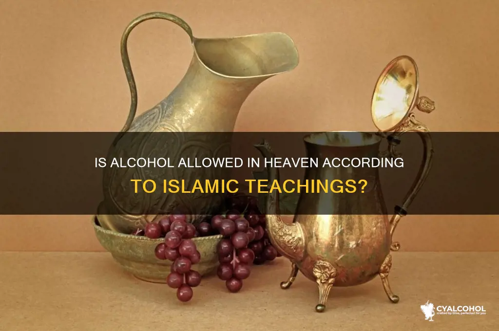 is there alcohol in heaven islam