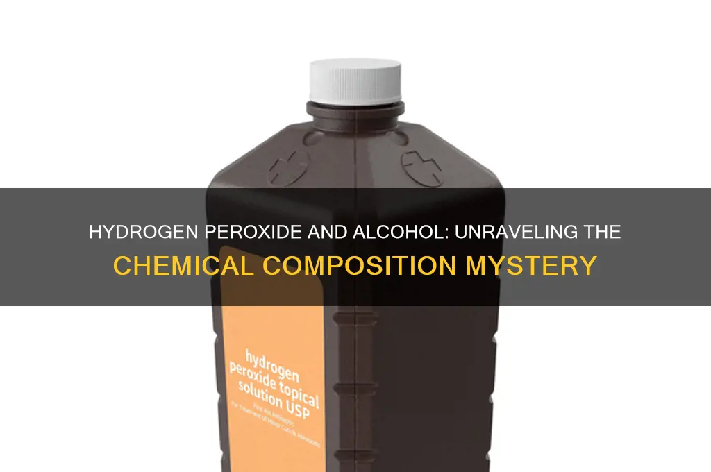 is there alcohol in hydrogen peroxide