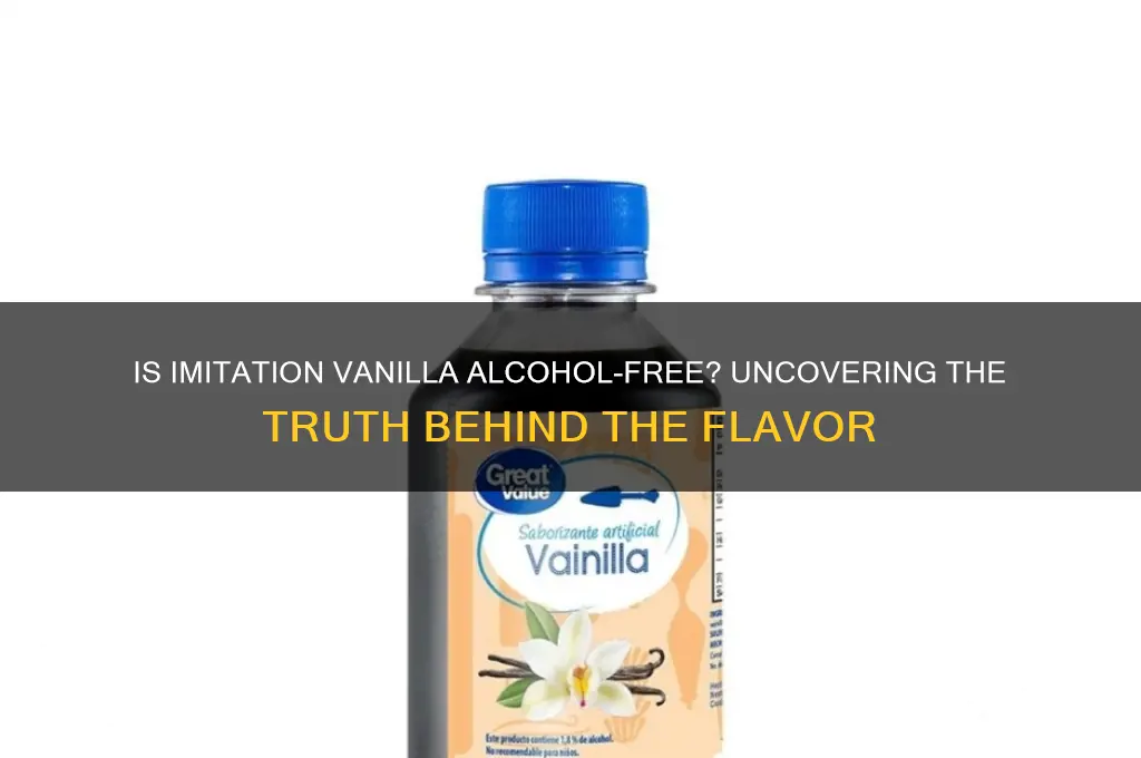 is there alcohol in imitation vanilla