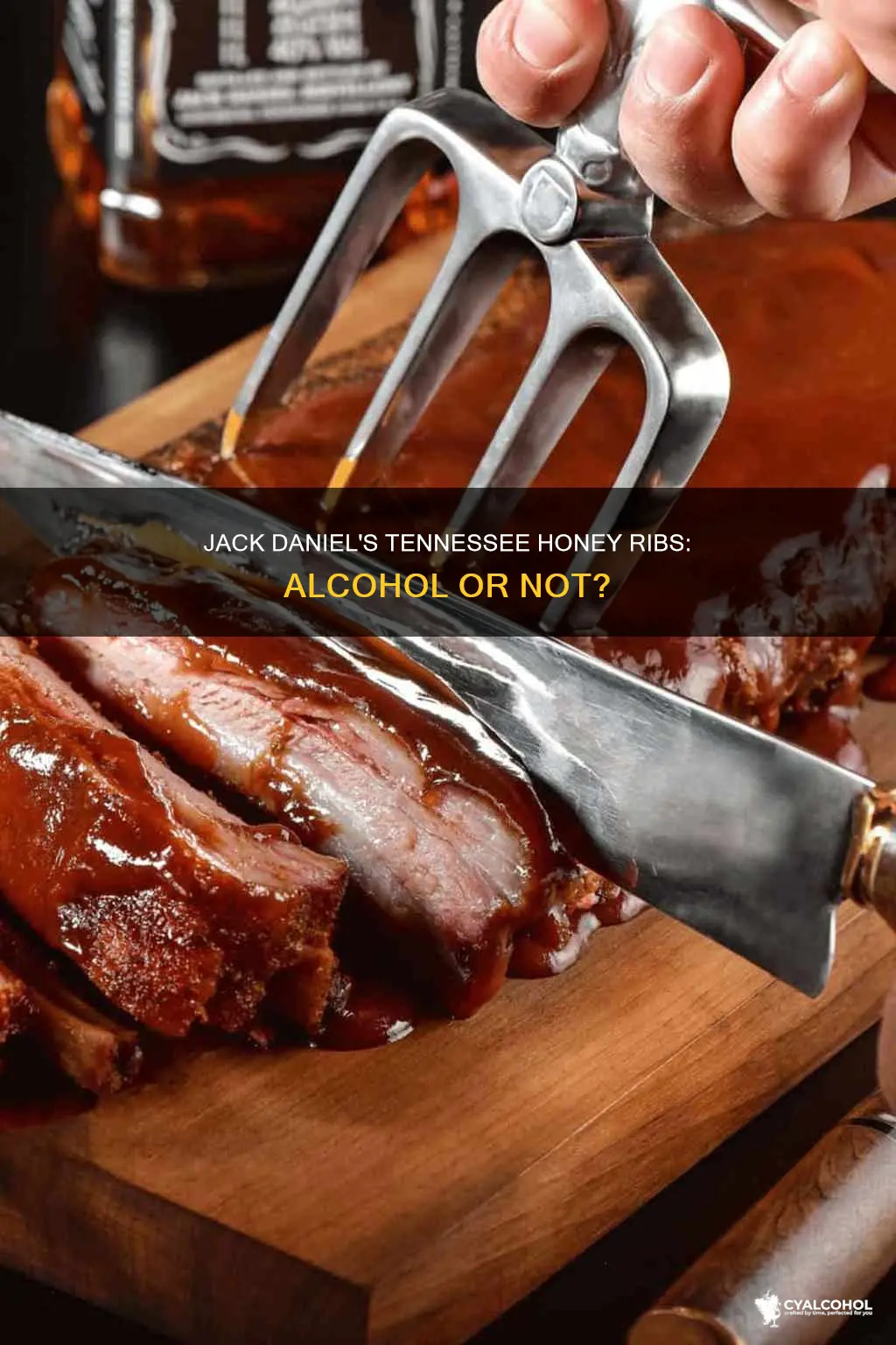 is there alcohol in jack daniels tennessee honey ribs