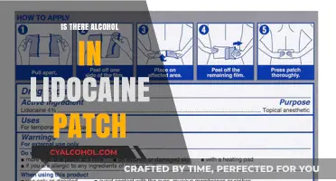 Lidocaine Patch Alcohol Content: What You Need to Know