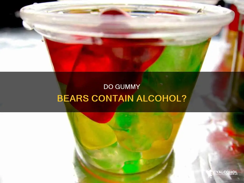 is there alcohol in lolli and pops gummy bears