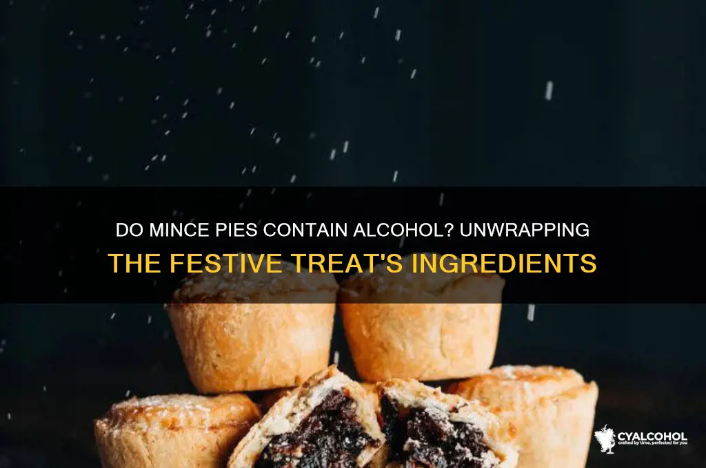 is there alcohol in mince pies