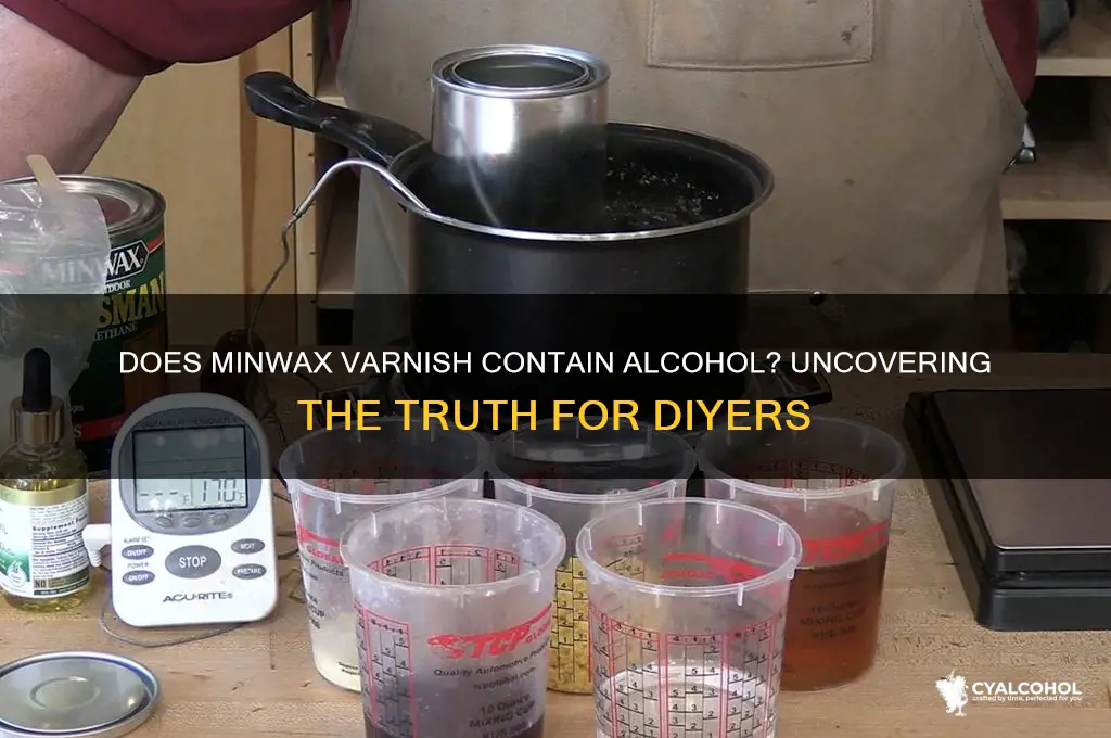 is there alcohol in minwax varnish