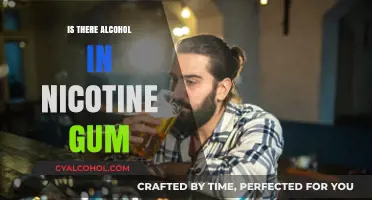 Nicotine Gum and Alcohol: Unraveling the Ingredients and Myths