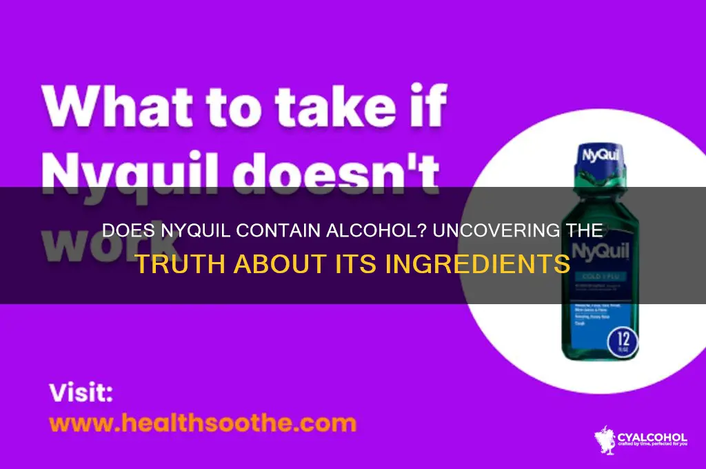 is there alcohol in ny quil