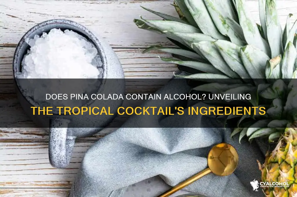 is there alcohol in pina colada