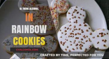 Rainbow Cookies and Alcohol: Uncovering the Truth Behind the Treat