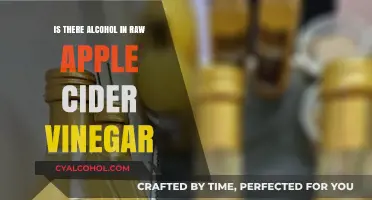 Does Raw Apple Cider Vinegar Contain Alcohol? The Surprising Truth