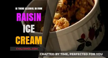 Rum Raisin Ice Cream: Does It Contain Alcohol?