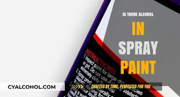 Is There Alcohol in Spray Paint? Uncovering the Chemical Truth
