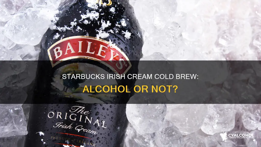 is there alcohol in starbucks irish cream cold brew