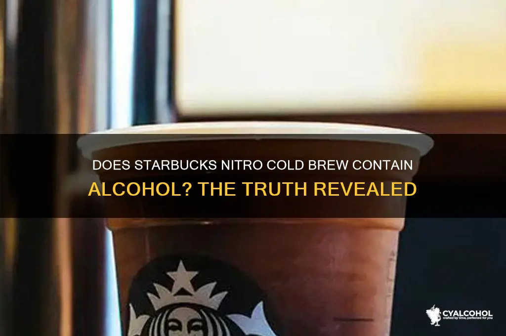 is there alcohol in starbucks nitro cold brew