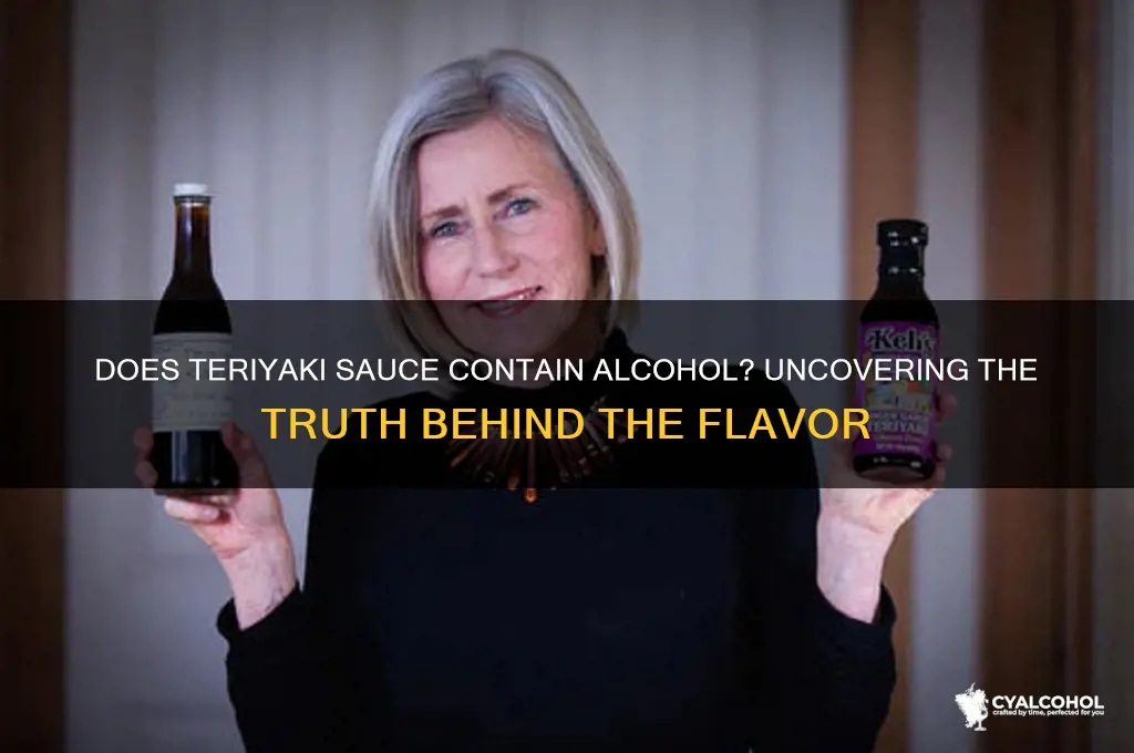 is there alcohol in teriyaki sauce