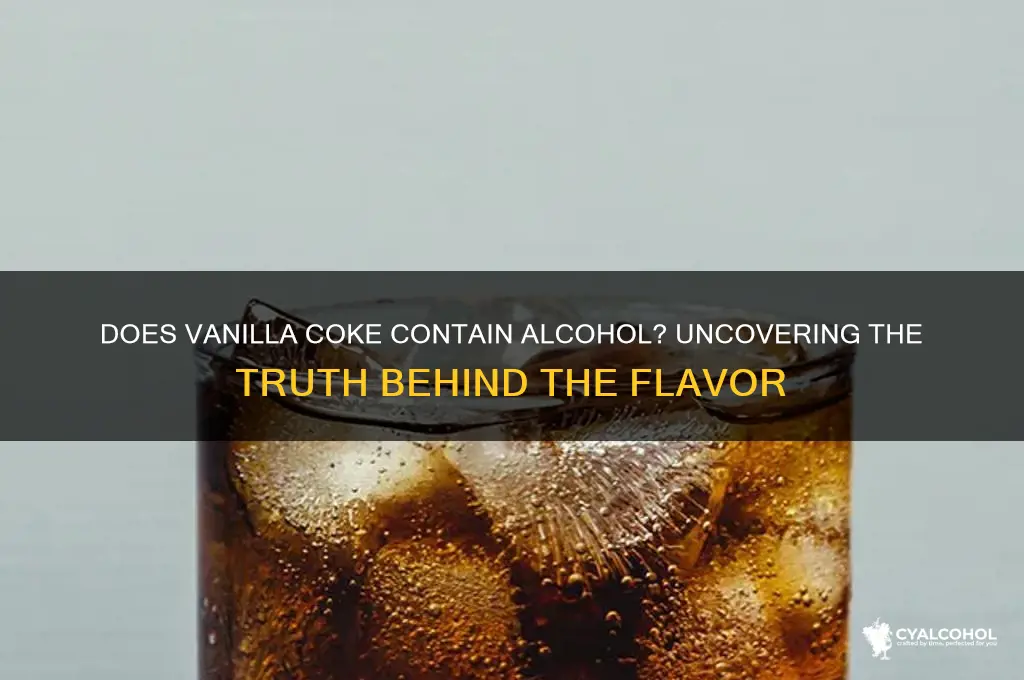 is there alcohol in vanilla coke