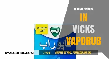 Does Vicks VapoRub Contain Alcohol? Uncovering the Ingredients Truth