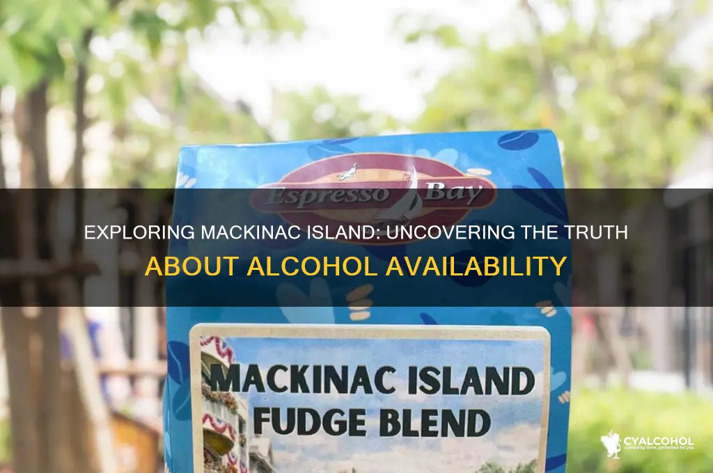 is there alcohol on mackinac island