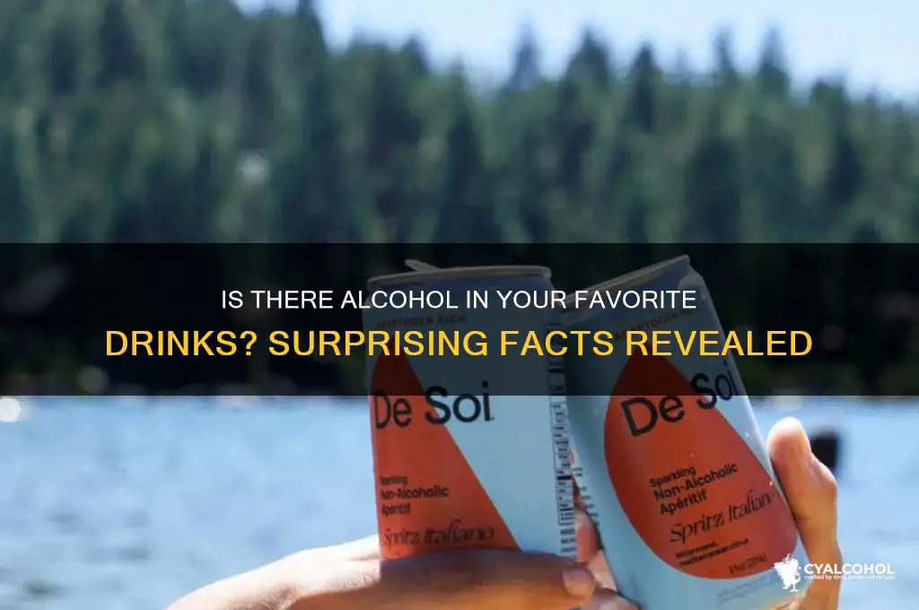 is there alcohol
