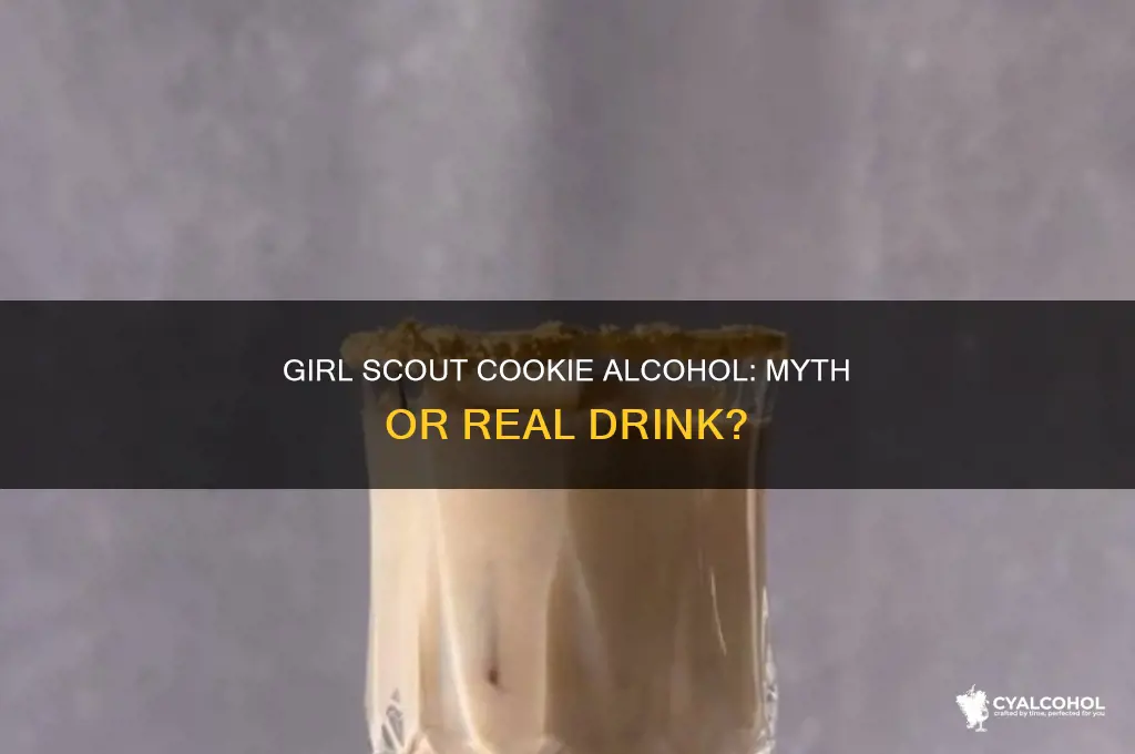 is there an alcohol named girl scout cookie