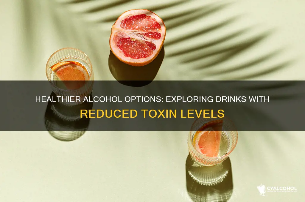 is there an alcohol that has less toxins