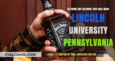 Alcohol Availability Near Lincoln University, Pennsylvania
