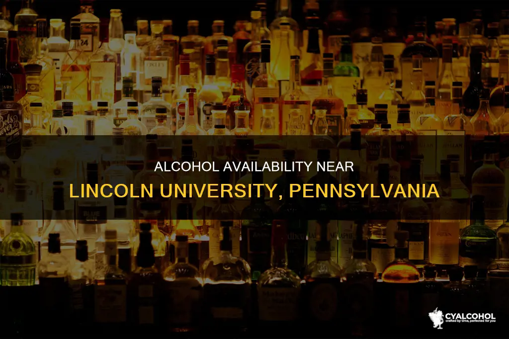 is there any alcohol for sale near lincoln university pennsylvania