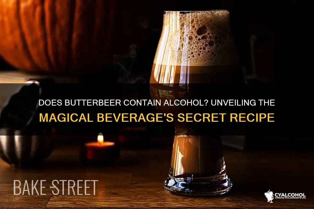 is there any alcohol in butterbeer