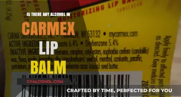 Does Carmex Lip Balm Contain Alcohol? Uncovering the Ingredients Truth