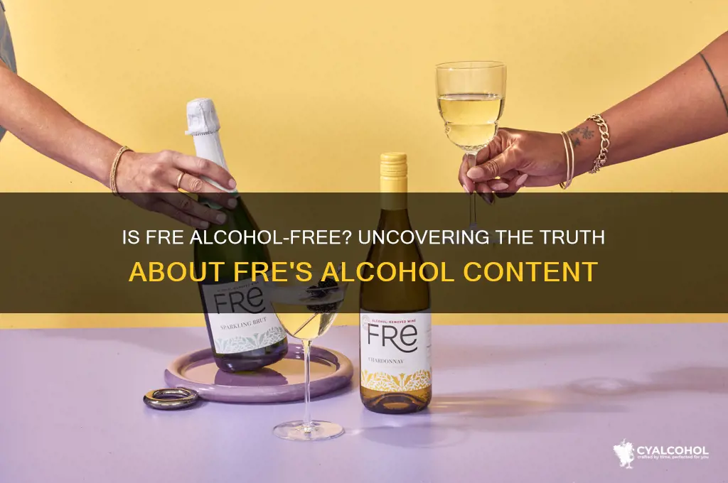 is there any alcohol in fre