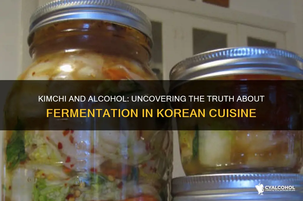 is there any alcohol in kimchi