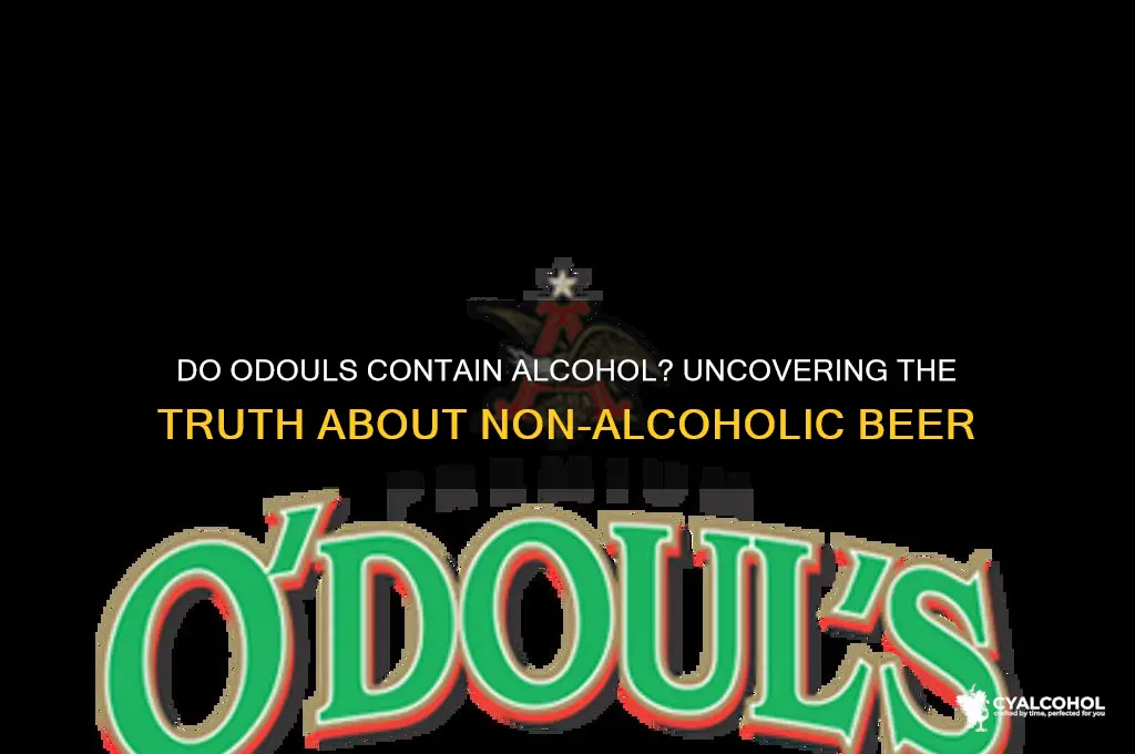 is there any alcohol in odules