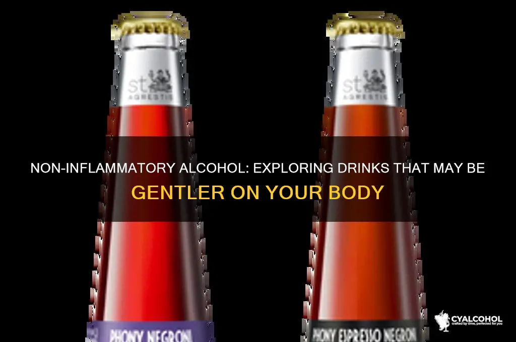is there any alcohol that isnt an inflamitory