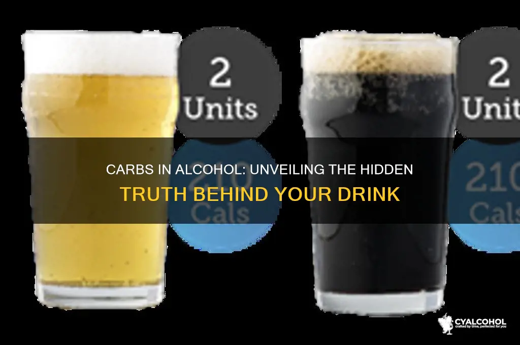 is there any carbs in alcohol