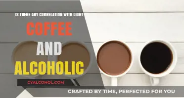 Light Coffee and Alcohol: Any Correlation?
