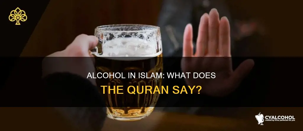 is there any mention of alcohol being haram in quran
