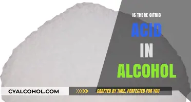 Citric Acid in Alcohol: Unveiling Its Presence and Purpose