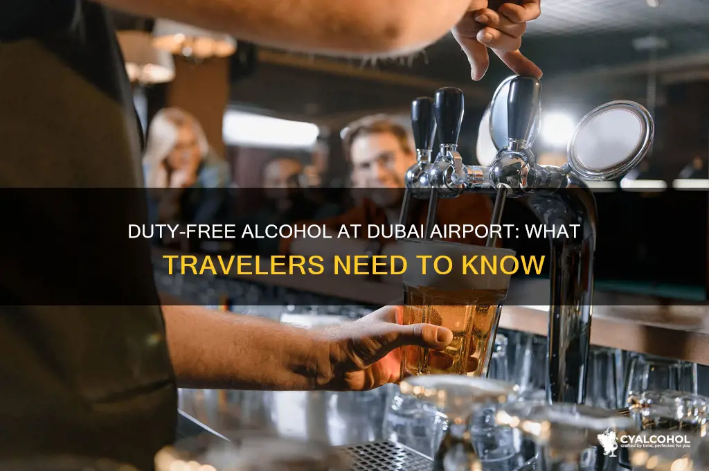 is there duty free alcohol in dubai airport