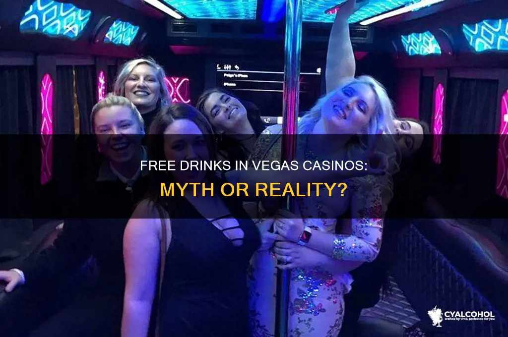 is there free alcohol in las vegas casinos