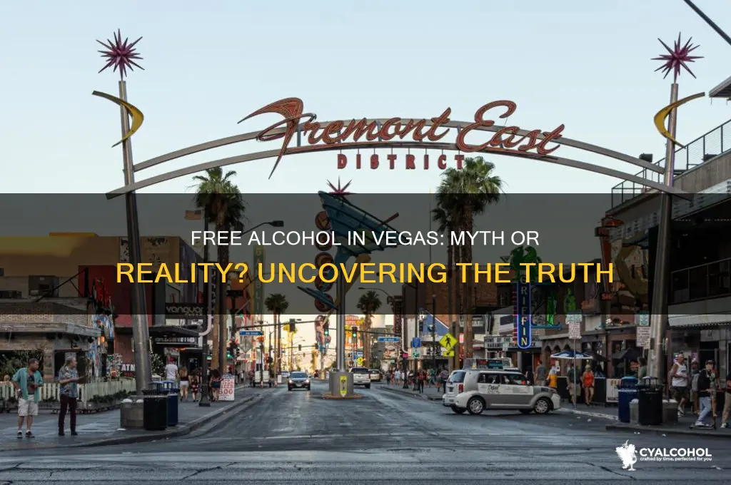 is there free alcohol in vegas