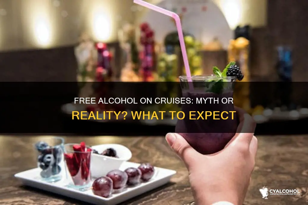 is there free alcohol on cruises