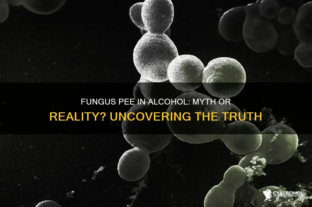 is there fungus pee in alcohol