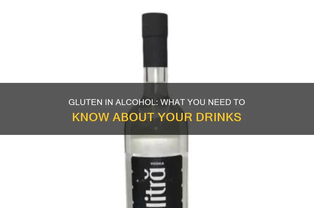 is there gluten in alcoholic beverages