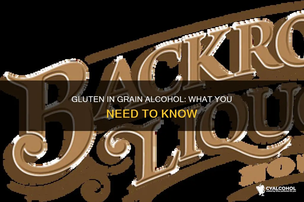 is there gluten in grain alcohol
