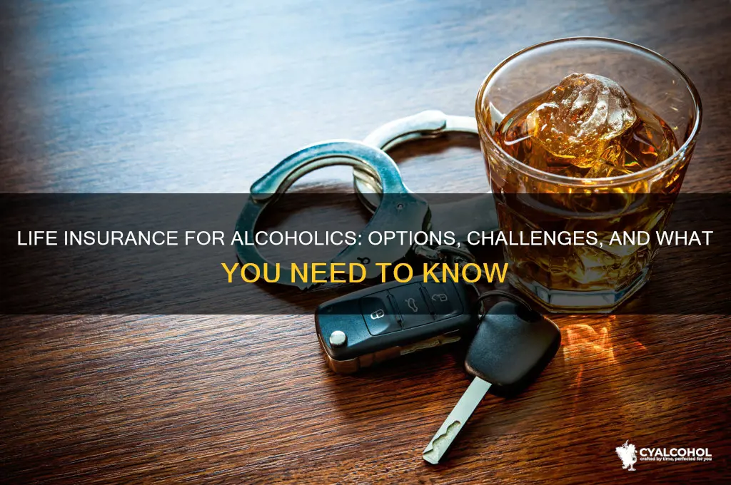 is there life insurance for alcoholics