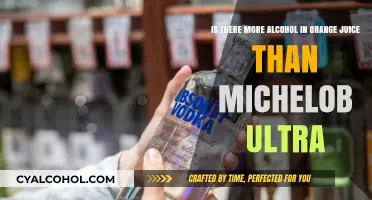 Does OJ Pack More Punch Than Michelob Ultra?